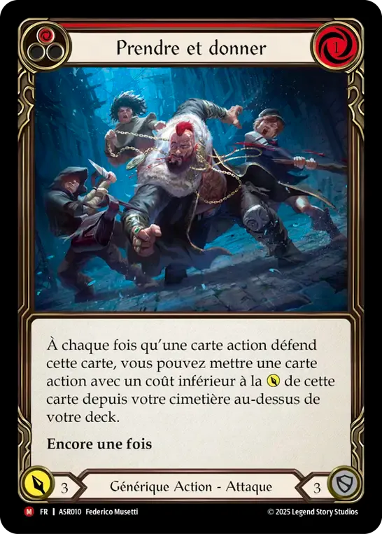 Prendre et donner — Armory Deck - Ira, Scarlet Revenger — Flesh and Blood