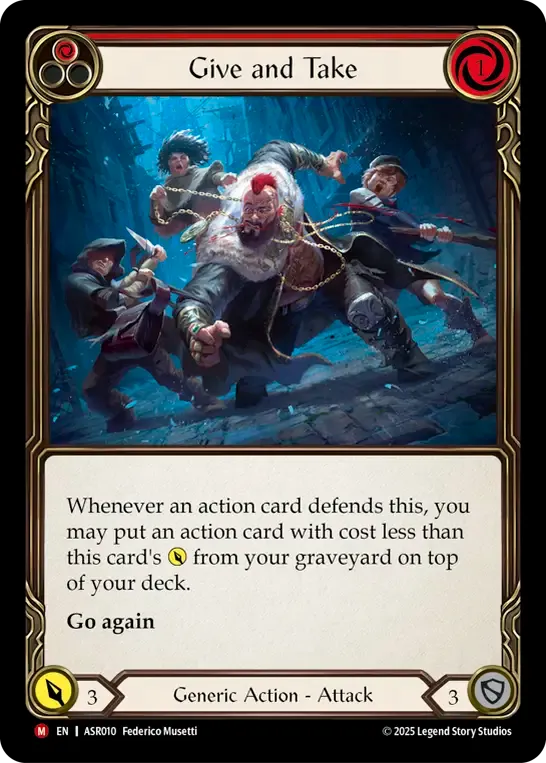 Give and Take from Armory Deck - Ira, Scarlet Revenger - Flesh and Blood