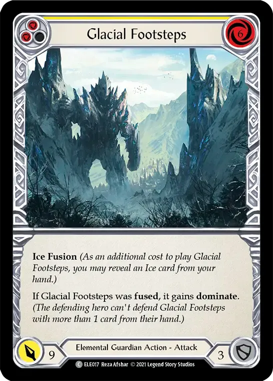 Glacial Footsteps (Yellow) — Tales of Aria — Flesh and Blood