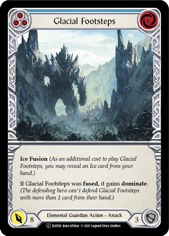 Glacial Footsteps (Blue) — Tales of Aria - Unlimited — Flesh and Blood