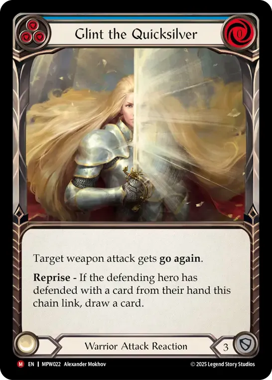 Glint the Quicksilver — Mastery Pack Warrior — Flesh and Blood