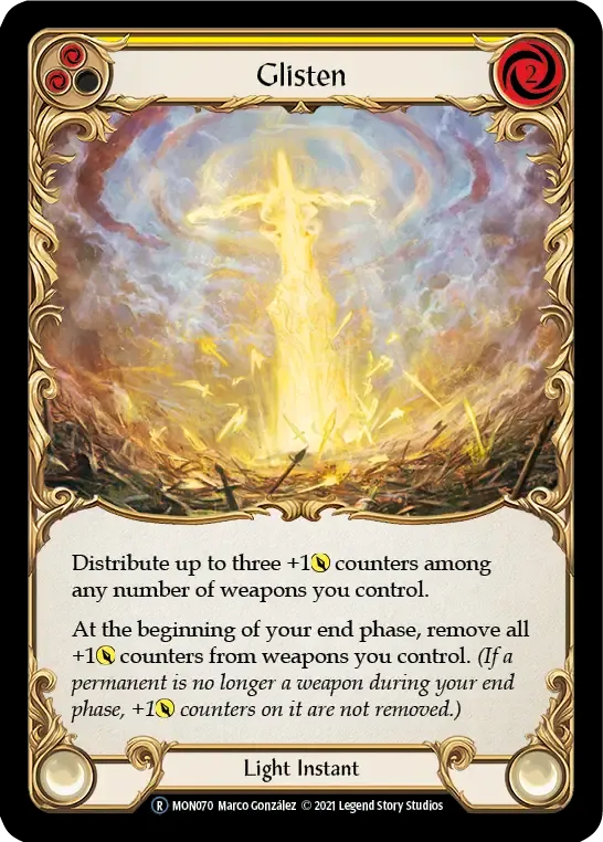 Glisten (Yellow) — Monarch - Unlimited — Flesh and Blood