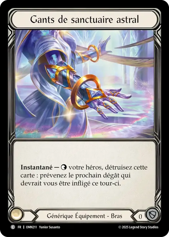 Gants de sanctuaire astral — Omens of the Third Age — Flesh and Blood