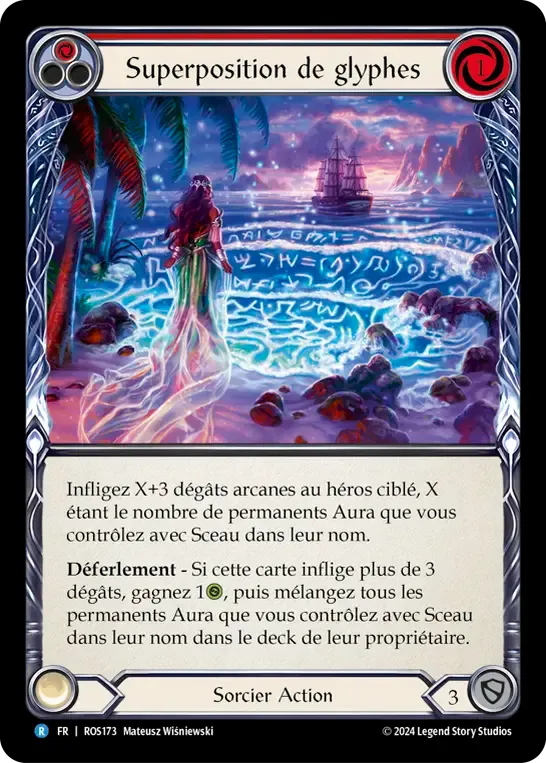 Superposition de glyphes — Rosetta — Flesh and Blood