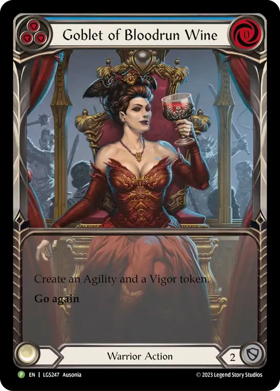 Goblet of Bloodrun Wine — Flesh and Blood: Promo Cards — Flesh and Blood