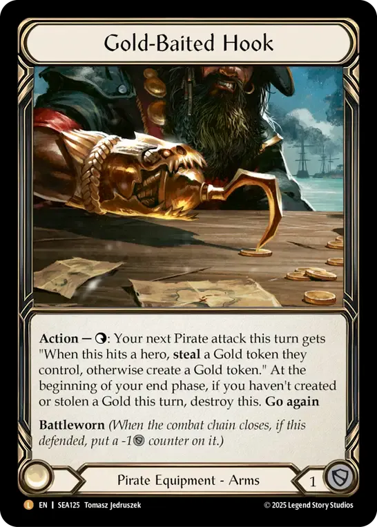 Gold-Baited Hook — High Seas - Treasure Pack — Flesh and Blood