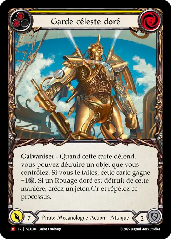 Garde céleste doré — High Seas — Flesh and Blood