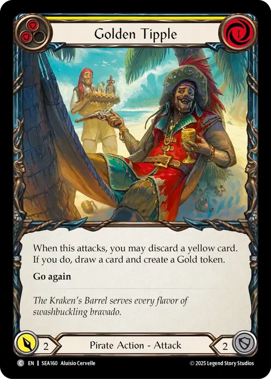 Alcool doré — High Seas — Flesh and Blood