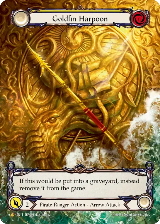Goldfin Harpoon — High Seas - Treasure Pack — Flesh and Blood