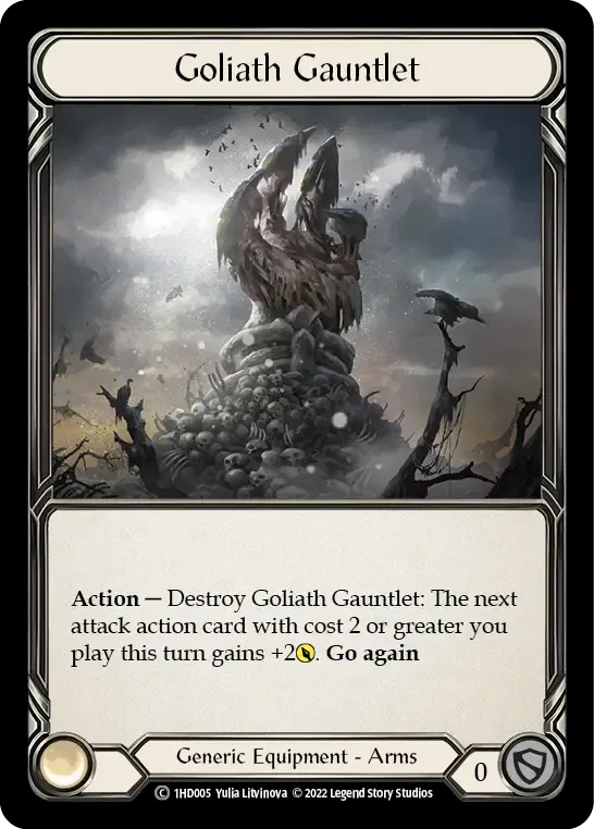 Goliath Gauntlet — Dash - Blitz Deck — Flesh and Blood