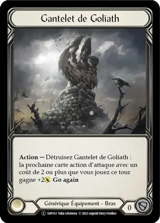 Gantelet de Goliath — History Pack 1 - Black Label — Flesh and Blood