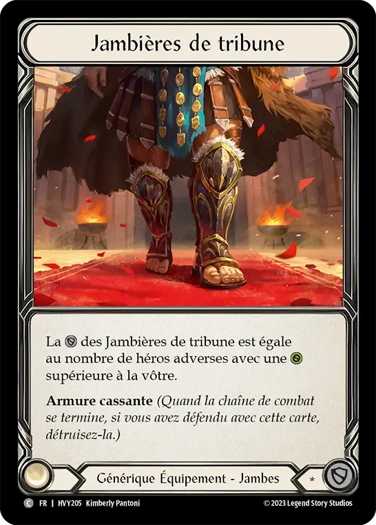 Jambières de tribune — Heavy Hitters — Flesh and Blood