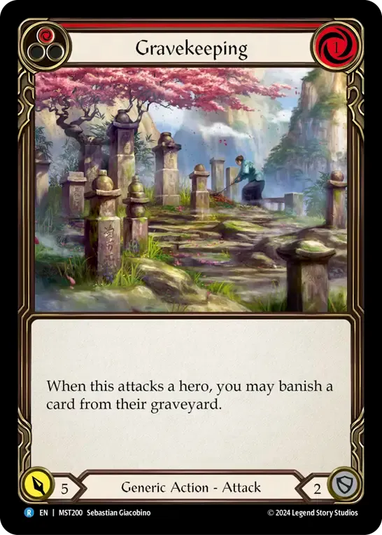 Gravekeeping (Red) — Part the Mistveil — Flesh and Blood