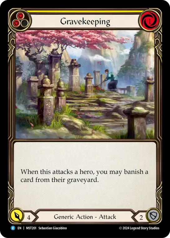 Gravekeeping (Yellow) — Part the Mistveil — Flesh and Blood