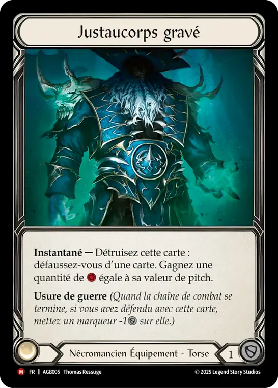 Justaucorps gravé from Armory Deck - Gravy Bones - Flesh and Blood