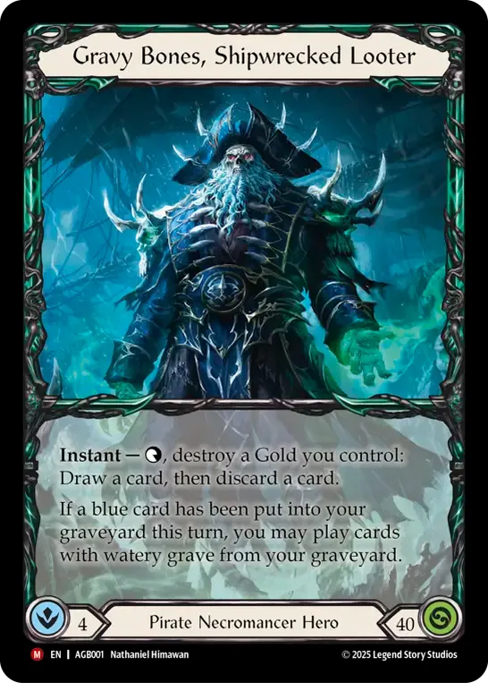 Gravy Bones, Shipwrecked Looter from Armory Deck - Gravy Bones - Flesh and Blood