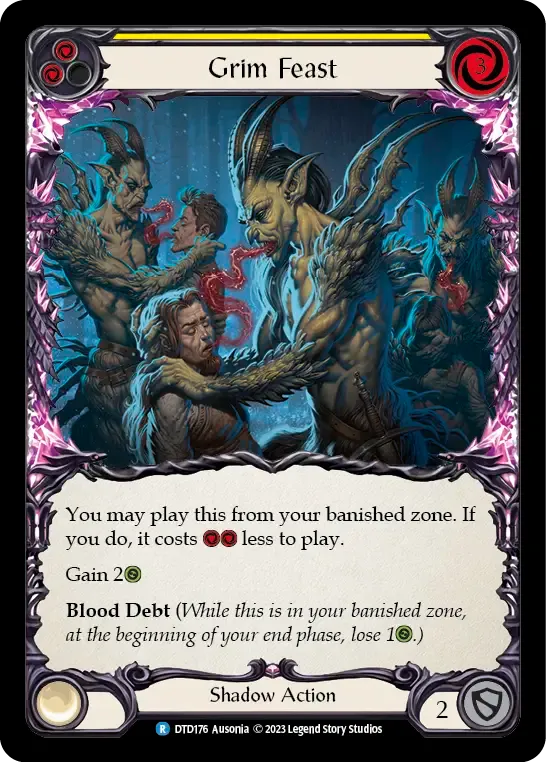 Grim Feast (Yellow) — Dusk till Dawn — Flesh and Blood