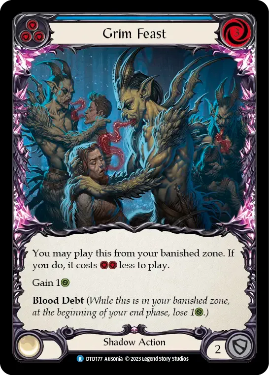 Grim Feast (Blue) — Dusk till Dawn — Flesh and Blood