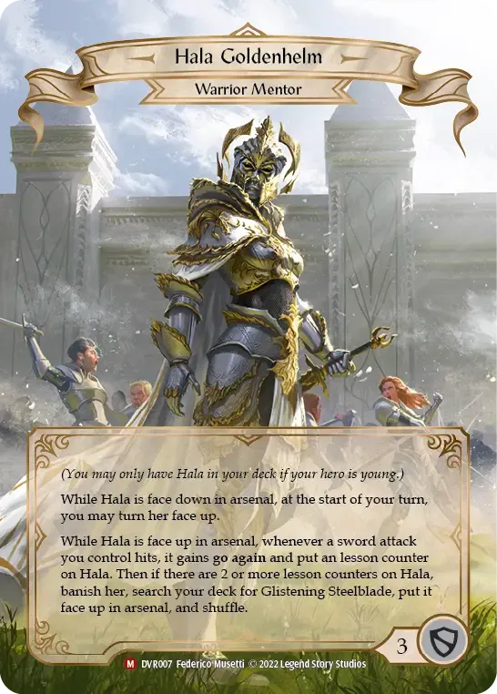 Hala Goldenhelm — Classic Battles: Rhinar vs Dorinthea — Flesh and Blood