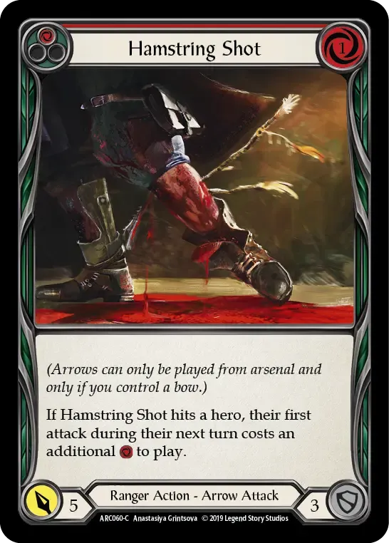 Hamstring Shot (Red) — Arcane Rising — Flesh and Blood