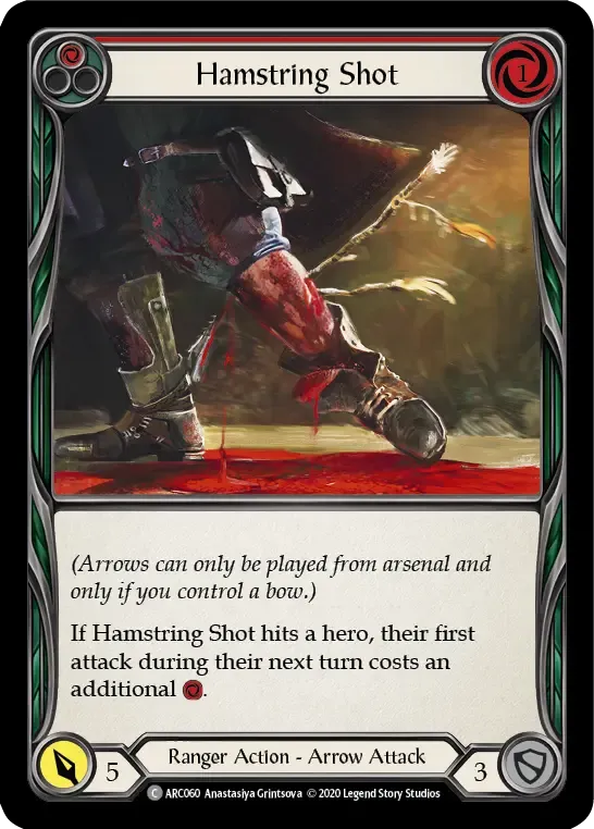 Hamstring Shot (Red) — Arcane Rising - Unlimited — Flesh and Blood