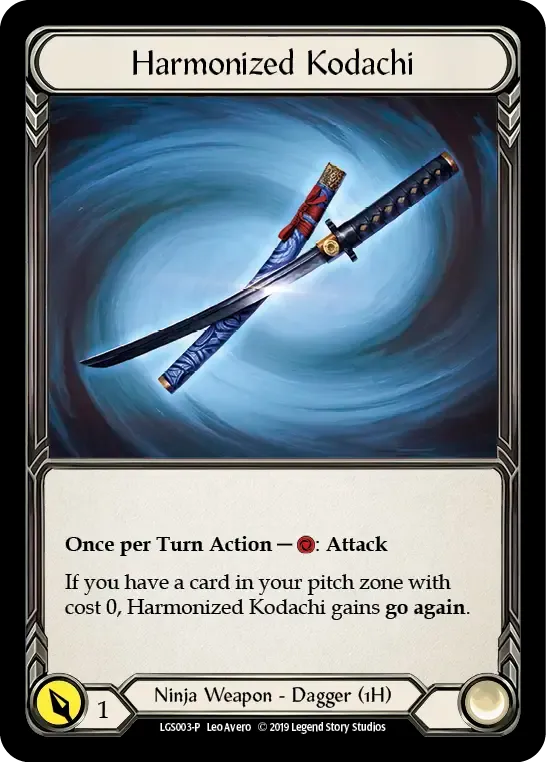 Harmonized Kodachi — Flesh and Blood: Promo Cards — Flesh and Blood