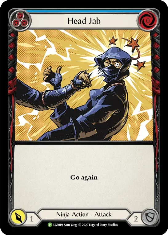 Head Jab (Blue) — Flesh and Blood: Promo Cards — Flesh and Blood