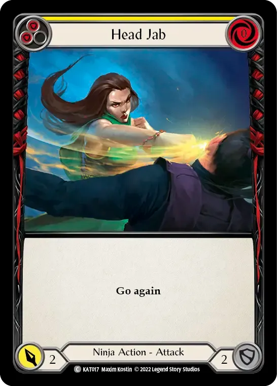 Head Jab (Yellow) — Katsu - Blitz Deck — Flesh and Blood