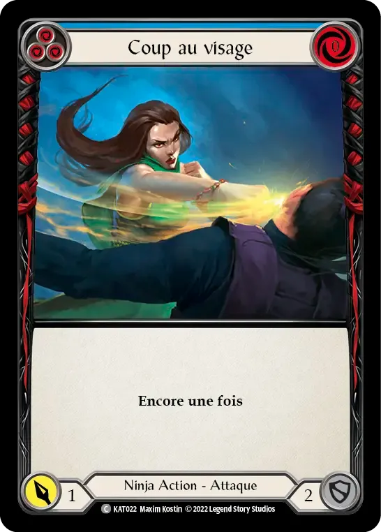 Coup au visage — Katsu - Blitz Deck — Flesh and Blood