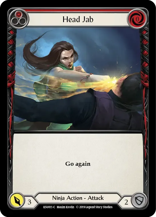 Head Jab (Red) — Katsu, the Wanderer - Hero Deck — Flesh and Blood
