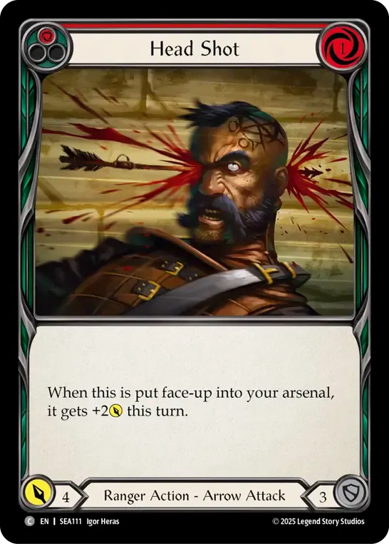 Head Shot (Red) — High Seas — Flesh and Blood