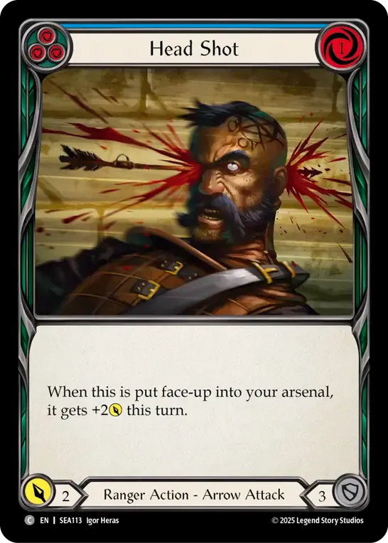 Head Shot (Blue) — High Seas — Flesh and Blood
