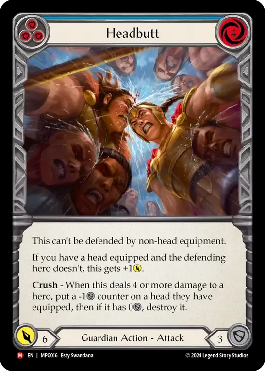 Headbutt from Mastery Pack Guardian - Flesh and Blood
