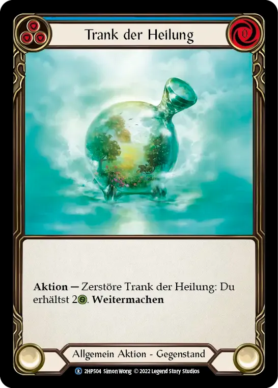 Healing Potion (Blue) — History Pack 2 - Black Label — Flesh and Blood