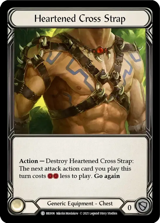 Heartened Cross Strap — Briar - Blitz Deck — Flesh and Blood