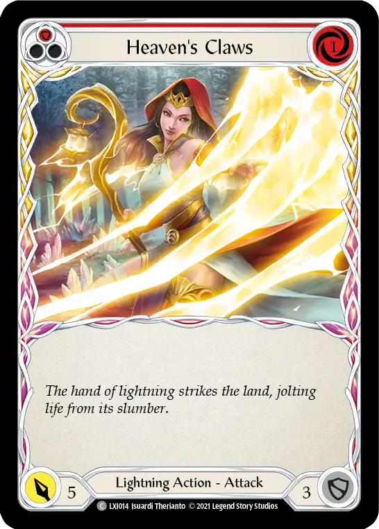 Heaven's Claws (Red) — Lexi - Blitz Deck — Flesh and Blood