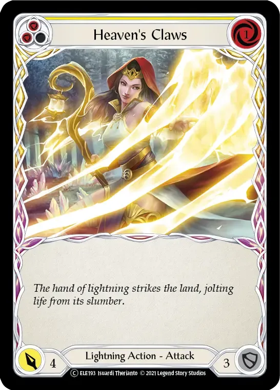 Heaven's Claws (Yellow) — Tales of Aria - Unlimited — Flesh and Blood