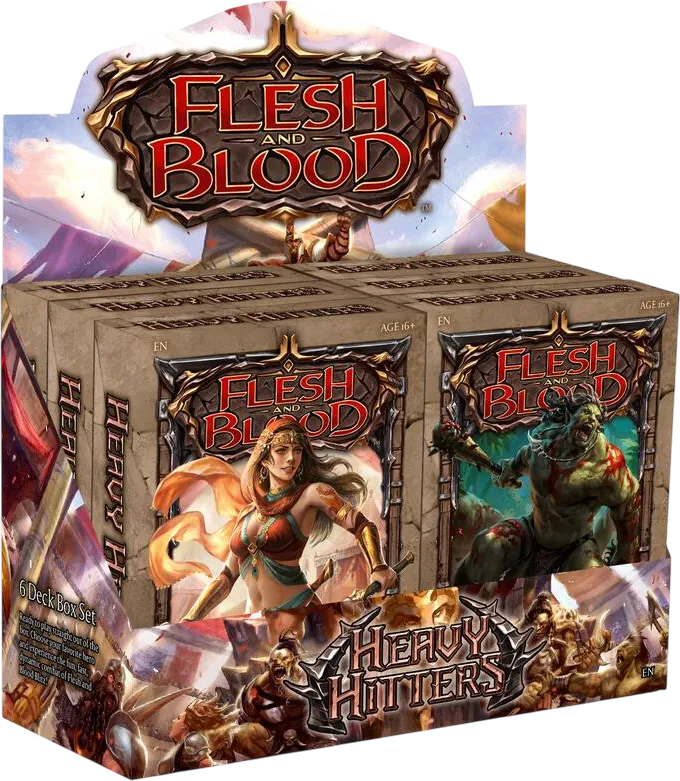 Display de decks Blitz Heavy Hitters — Heavy Hitters — Flesh and Blood