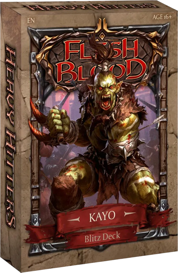 Deck Blitz Heavy Hitters - Kayo — Kayo - Heavy Hitters Blitz Deck — Flesh and Blood