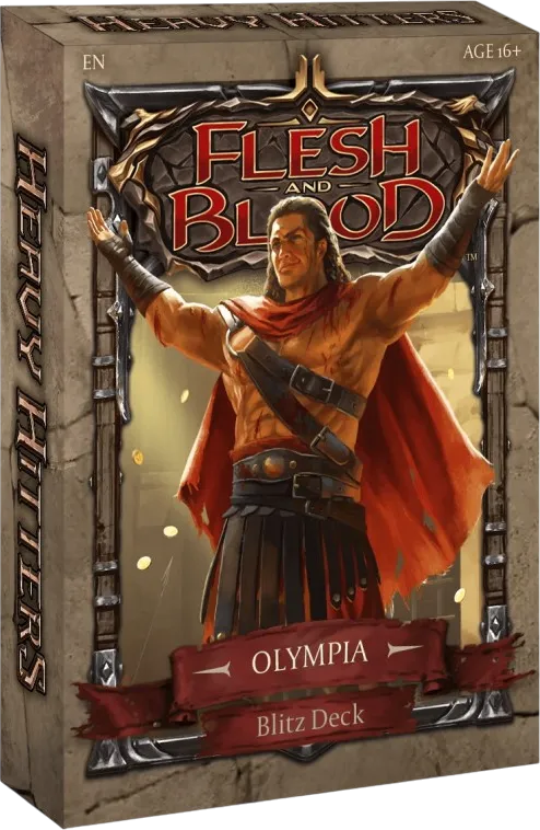 Heavy Hitters Blitz Deck - Olympia — Olympia - Heavy Hitters Blitz Deck — Flesh and Blood