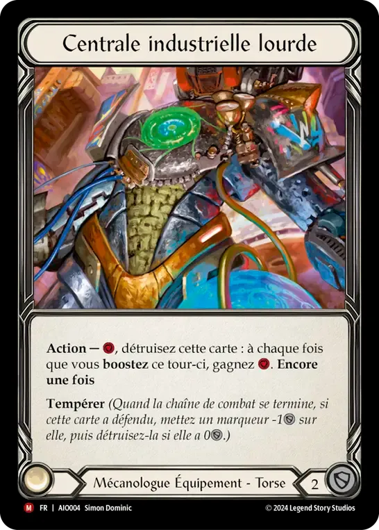 Centrale industrielle lourde — Armory Deck - Dash I/O — Flesh and Blood