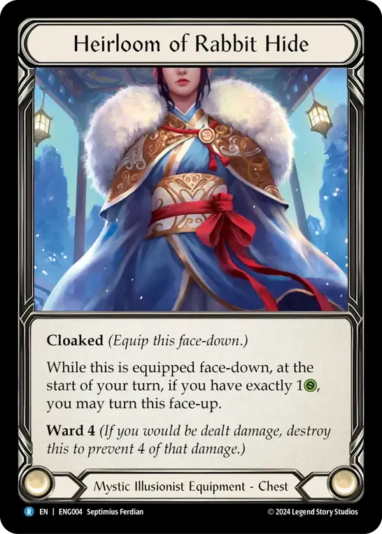 Heirloom of Rabbit Hide — Enigma - Blitz Deck — Flesh and Blood