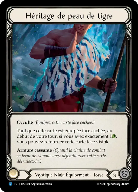 Héritage de peau de tigre — Part the Mistveil — Flesh and Blood