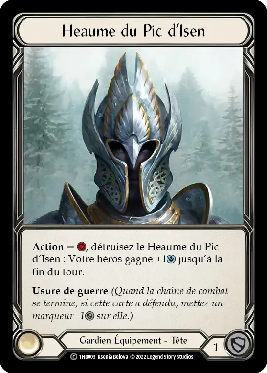 Heaume du Pic d’Isen — Bravo - Blitz Deck — Flesh and Blood