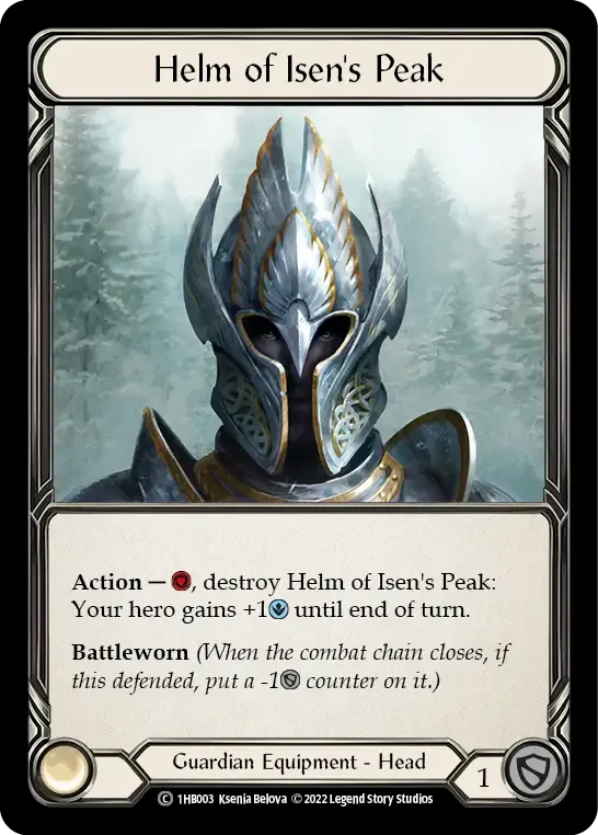 Helm of Isen's Peak — Bravo - Blitz Deck — Flesh and Blood