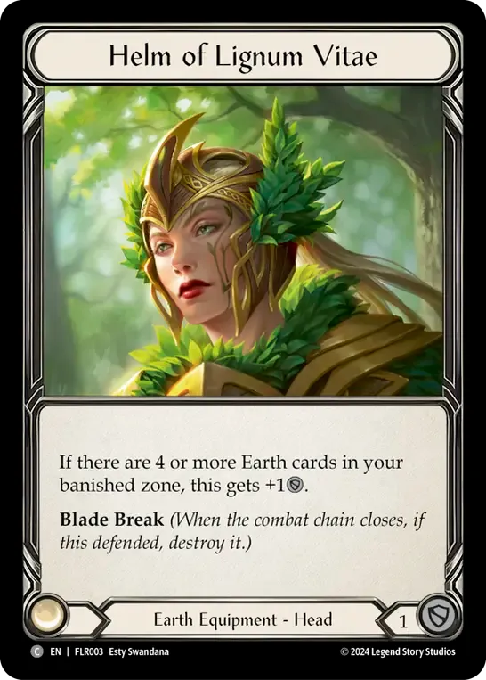 Helm of Lignum Vitae — Rosetta Blitz Deck - Florian — Flesh and Blood
