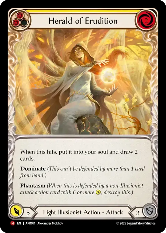 Herald of Erudition — Armory Deck Legends - Prism Sculptor of Arc Light — Flesh and Blood