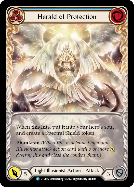 Herald of Protection (Blue) — Dusk till Dawn — Flesh and Blood