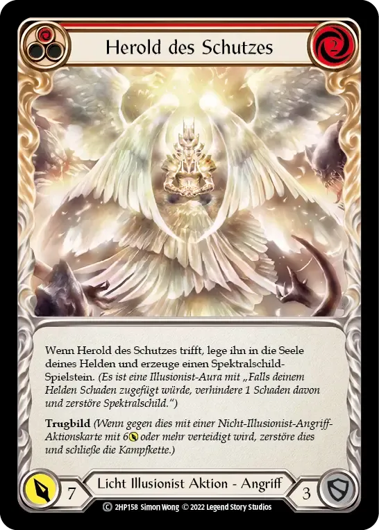 Herald of Protection (Red) — History Pack 2 - Black Label — Flesh and Blood