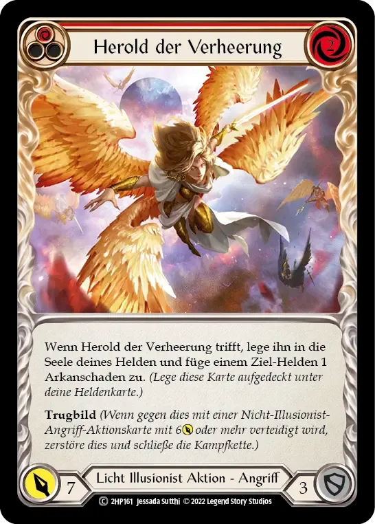 Herald of Ravages (Red) — History Pack 2 - Black Label — Flesh and Blood